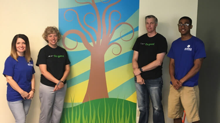 Texas Team Helps to Create ‘Healing Tree’ representing Restoration For Abused Kids