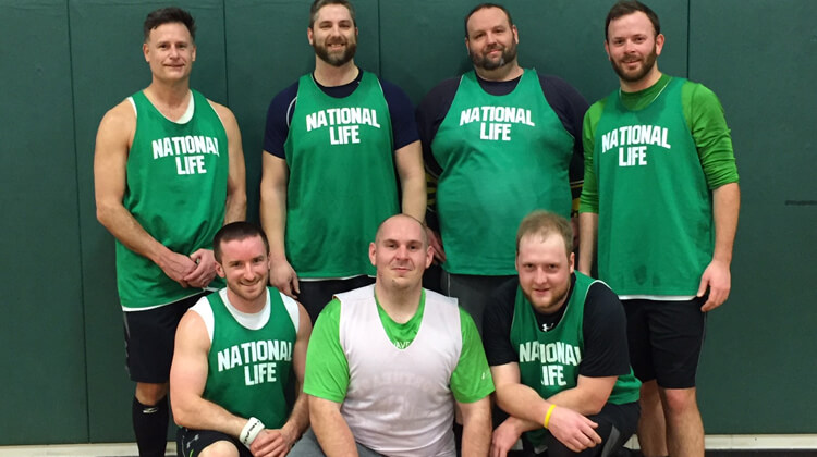 Basketball Team Shows National Life Colors in Montpelier League