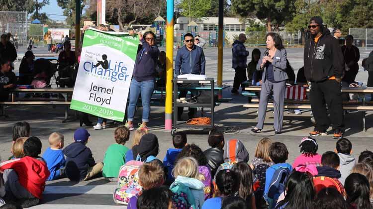 Grounds Supervisor At L.A School Recognized As A LifeChanger