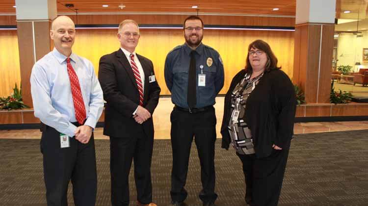 Security Guard Chris Gaboriault Recognized