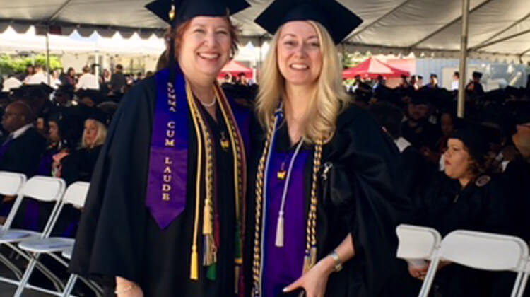 Two Employees Get Ashford Degrees at Graduation Ceremony