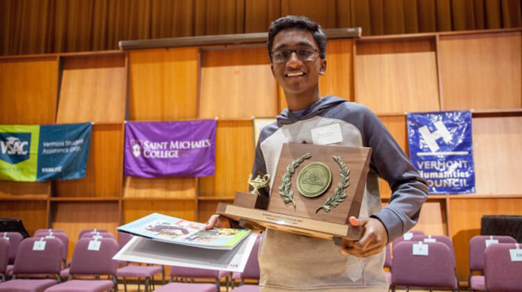 Raghav Dhandi Wins Vermont Spelling Bee Title for the Second Year in a Row