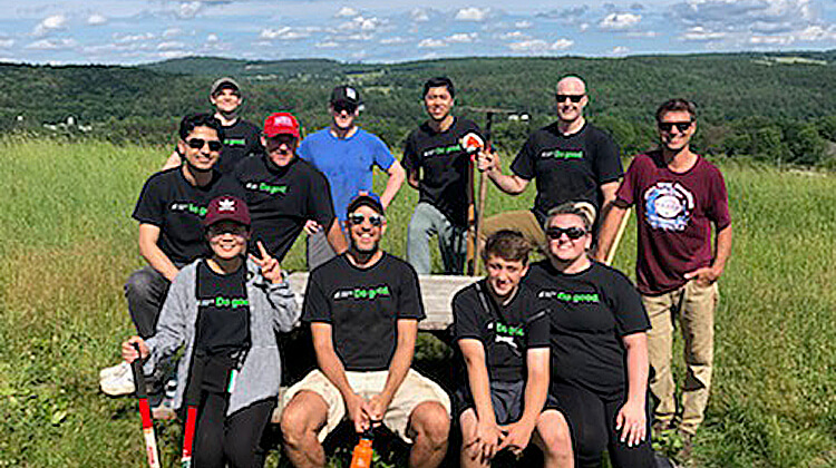 Sentinel Team Spends Day Volunteering On Trails