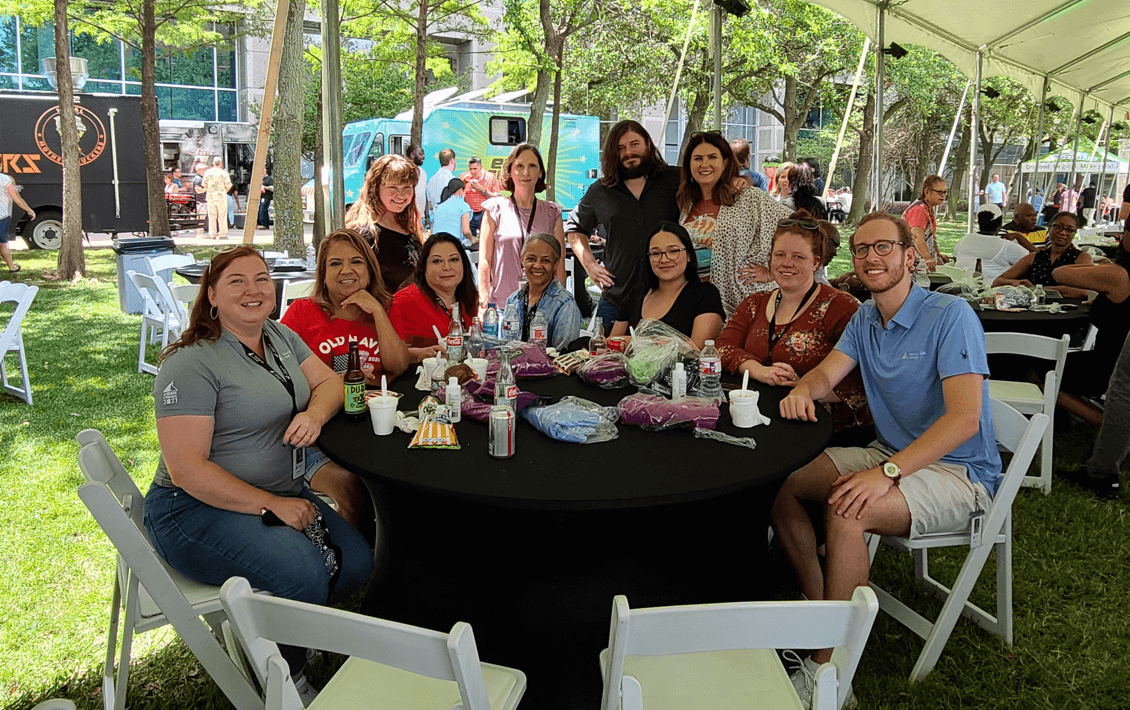 Texas Picnic: Smiles All Over